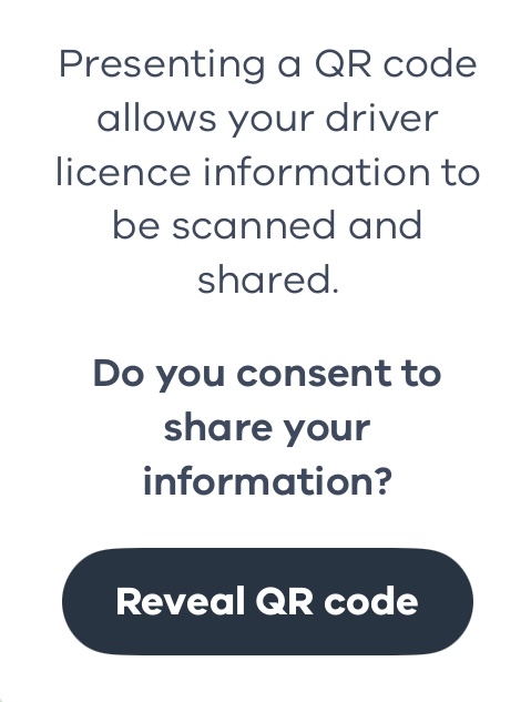 QR consent information